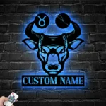 Animals Pets Metal Sign Personalized Horoscope Name 1