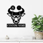 Animals Pets Metal Sign Personalized Horoscope Name 1