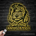 Animals Pets Metal Sign Personalized Labradoodle Name 1