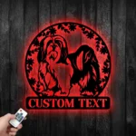 Animals Pets Metal Sign Personalized Lhasa Apso Name 1