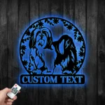 Animals Pets Metal Sign Personalized Lhasa Apso Name 1