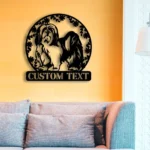 Animals Pets Metal Sign Personalized Lhasa Apso Name 1