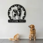 Animals Pets Metal Sign Personalized Norwegian Elkhound Name 1