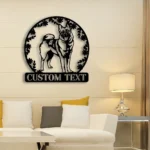 Animals Pets Metal Sign Personalized Norwegian Elkhound Name 1