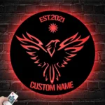 Animals Pets Metal Sign Personalized Phoenix Name 1