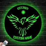 Animals Pets Metal Sign Personalized Phoenix Name 1