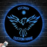 Animals Pets Metal Sign Personalized Phoenix Name 1