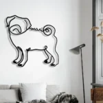 Animals Pets Metal Sign Pug Canine 1