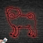 Animals Pets Metal Sign Pug Canine 1