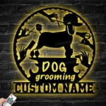 Animals Pets Metal Sign Puppy Grooming Hair Salon 1