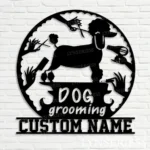 Animals Pets Metal Sign Puppy Grooming Hair Salon 1