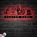 Animals Pets Metal Sign Rabit Rooster Dog Cat Farm 1