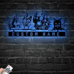 Animals Pets Metal Sign Rabit Rooster Dog Cat Farm 1