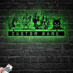 Animals Pets Metal Sign Rabit Rooster Dog Cat Farm 1