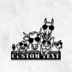 Animals Pets Metal Sign Ranch Animals 1