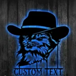 Animals Pets Metal Sign Rancher Cat 1