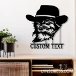 Animals Pets Metal Sign Rancher Cat 1
