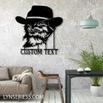 Animals Pets Metal Sign Rancher Cat 1