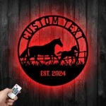 Animals Pets Metal Sign Raven Steed Ranch 1