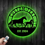 Animals Pets Metal Sign Raven Steed Ranch 1