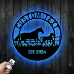 Animals Pets Metal Sign Raven Steed Ranch 1