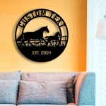 Animals Pets Metal Sign Raven Steed Ranch 1