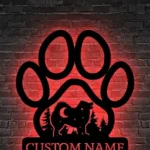 Animals Pets Metal Sign Samoyed Canine Name 1