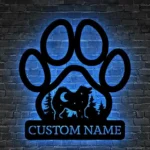 Animals Pets Metal Sign Samoyed Canine Name 1