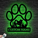 Animals Pets Metal Sign Samoyed Canine Name 1