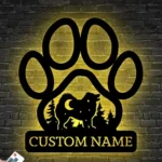 Animals Pets Metal Sign Samoyed Canine Name 1