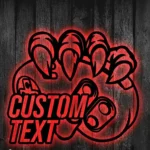 Animals Pets Metal Sign T Rex Foot Holding Controller 1