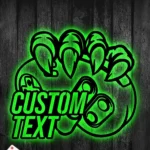 Animals Pets Metal Sign T Rex Foot Holding Controller 1