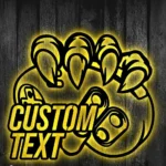 Animals Pets Metal Sign T Rex Foot Holding Controller 1