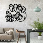 Animals Pets Metal Sign T Rex Foot Holding Controller 1