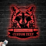 Animals Pets Metal Sign Trash Panda 1