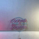 Animals Pets Neon Sign Cocktails And Dreams 1