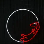 Animals Pets Neon Sign Dachshund On The Celestial 1