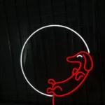 Animals Pets Neon Sign Dachshund On The Celestial 1