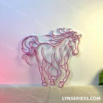 Animals Pets Neon Sign Horse 1