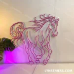 Animals Pets Neon Sign Horse 1