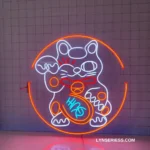 Animals Pets Neon Sign Lucky Cat 1