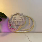 Animals Pets Neon Sign Maltese Burrito Dog 1