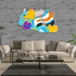 Animals Pets Neon Sign Picasso Puppies 1