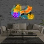 Animals Pets Neon Sign Picasso Puppies 1