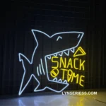 Animals Pets Neon Sign Snack Time 1