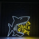 Animals Pets Neon Sign Snacks Time 1