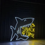 Animals Pets Neon Sign Snacks Time 1