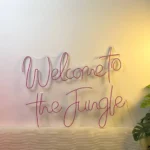 Animals Pets Neon Sign Welcome To The Jungle 1