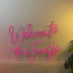 Animals Pets Neon Sign Welcome To The Jungle 1