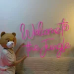 Animals Pets Neon Sign Welcome To The Jungle 1